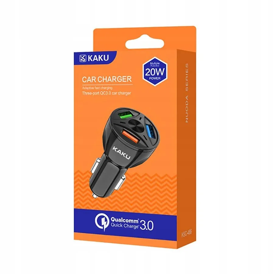 ladowarka-samochodowa-20w-48a-3xusb-quick-charge-stan-nowy