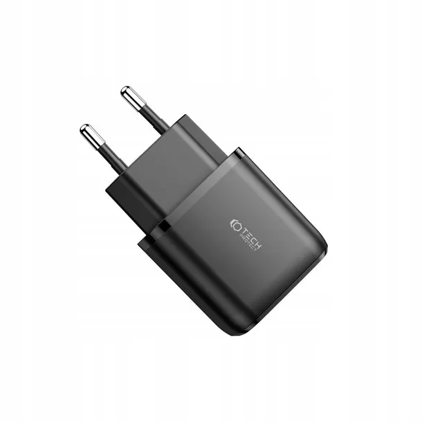 tech-protect-c20w-qc3-0-ladowarka-usb-a-usb-c-blac-kolor-czarny