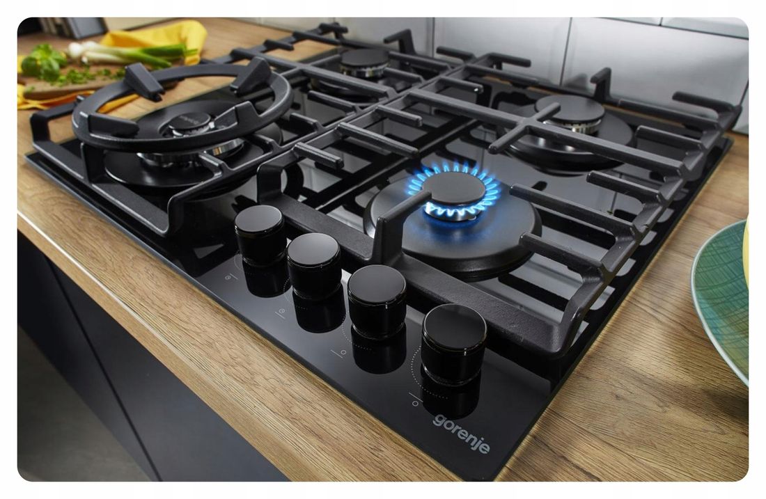 Płyta gazowa GORENJE GKTW642SYB Palnik WOK - ERLI.pl