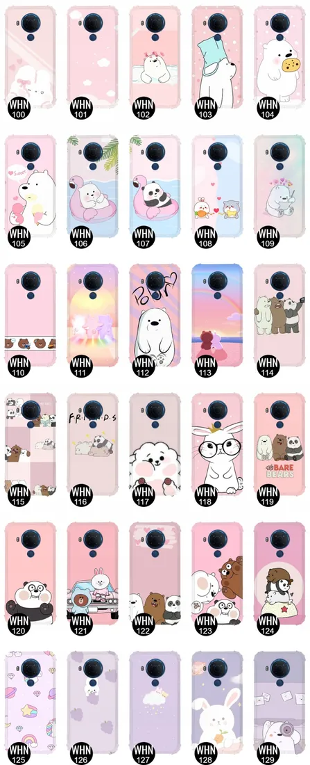 etui-antishock-do-nokia-5-4-case-bare-bears-wzory