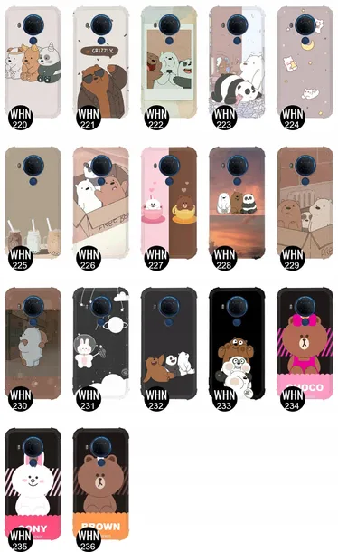 etui-antishock-do-nokia-5-4-case-bare-bears-wzory-material-tworzywo-sztuczne