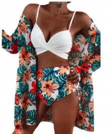 stroj-kapielowy-bikini-kimono-kwiaty-tropikalne-m