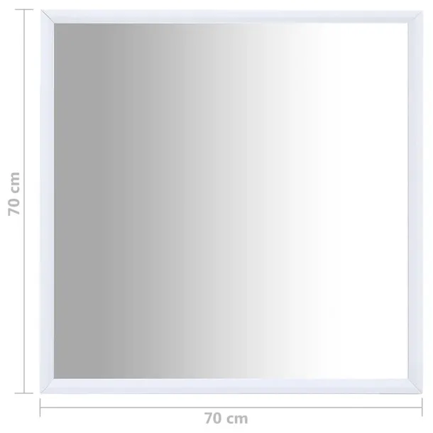 lustro-biale-70x70cm-stan-nowy