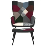 fotel-z-podnozkiem-patchwork-tkanina-stan-nowy
