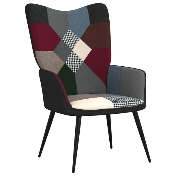 fotel-z-podnozkiem-patchwork-tkanina-stan-nowy