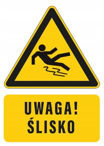 tabliczka-uwaga-slisko-10x15-stan-nowy
