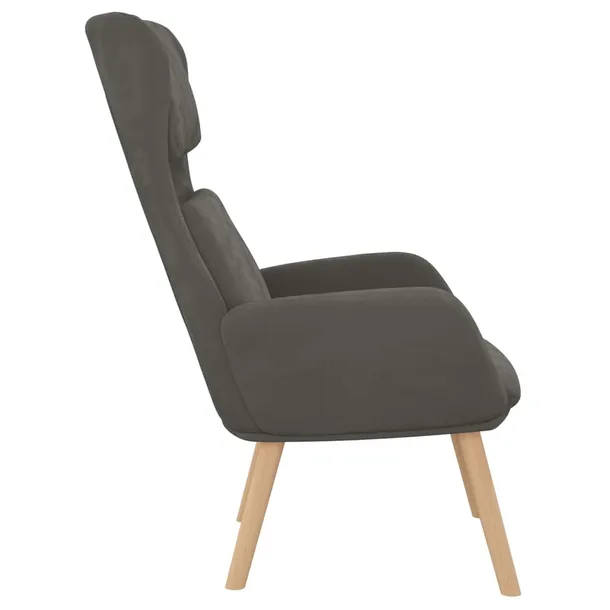 fotel-ciemnoszary-obity-aksamitem