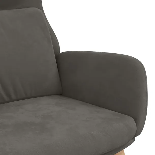 fotel-ciemnoszary-obity-aksamitem