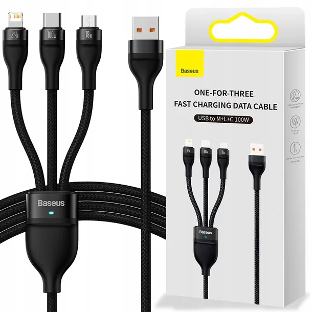baseus-kabel-przewod-uniwersalny-3w1-usb-c-micro-usb-lightning-100w-120cm