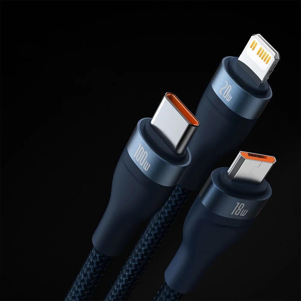 baseus-kabel-mocny-uniwersalny-3w1-usb-c-micro-usb-lightning-100w-120cm