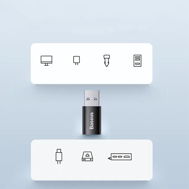 baseus-adapter-przejsciowka-otg-przesyl-danych-ladowanie-usb-c-do-usb-a-waga-z-opakowaniem-0-02-kg-stan-nowy