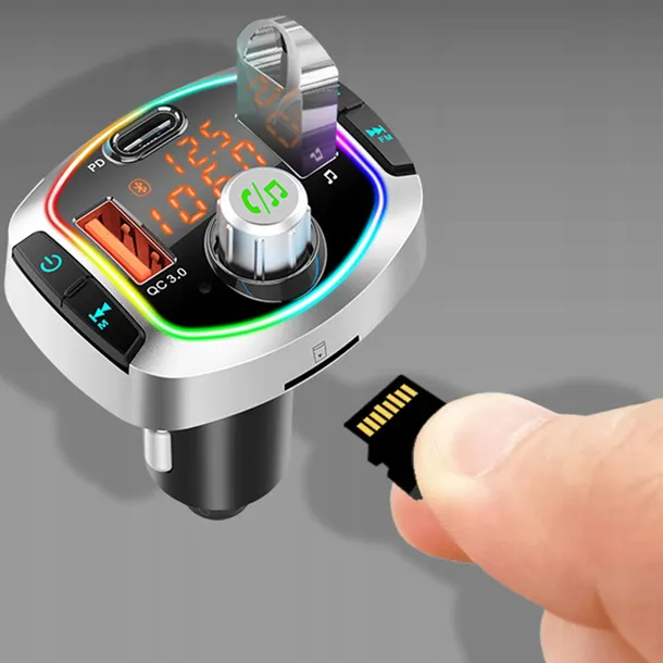 transmiter-fm-bluetooth-ladowarka-samochodowa-do-auta-usb-usb-c-qc-3-0-pd-model-bc63