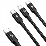 baseus-kabel-przewod-3w1-usb-c-micro-usb-lightning-pd-power-delivery-20w-stan-nowy