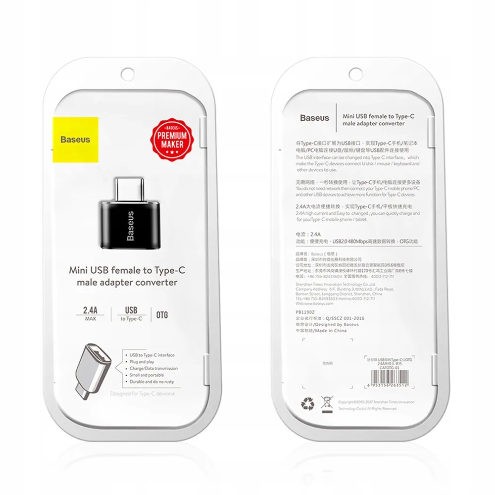 baseus-adapter-przejsciowka-zlaczka-usb-a-do-usb-c-otg-do-telefonu-pendrive-stan-nowy