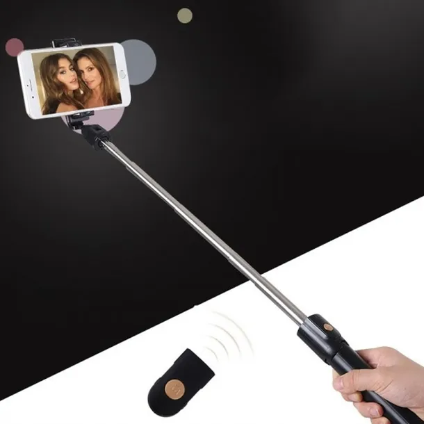 kijek-selfie-stick-tripod-statyw-pilot-bluetooth-bt-z-lusterkiem-360-2w1-stan-nowy-kolor-czarny