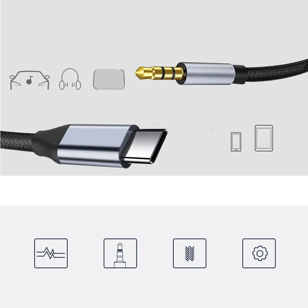 kabel-przewod-adapter-przejsciowka-audio-usb-c-do-mini-jack-35-mm-100cm-stan-nowy