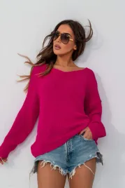 sweter-damski-v-classic-delolt-v-fuksja-uni