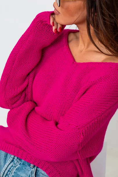 sweter-damski-v-classic-delolt-v-fuksja-uni-stan-nowy