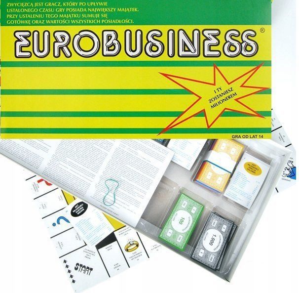 Eurobiznes Polska Gra Planszowa Towarzyska Imprezowa Eurobusiness Board Game  Po Polsku : : Home & Kitchen