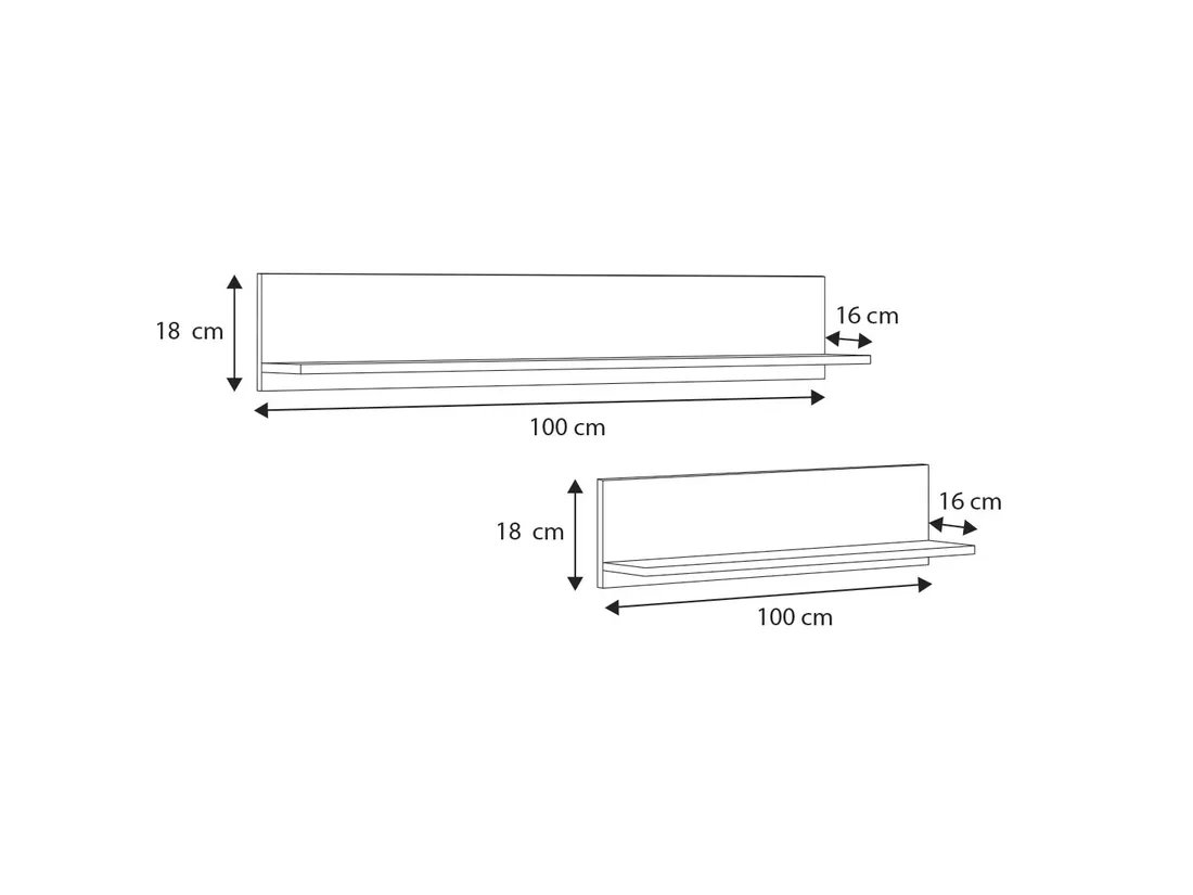 zestaw-polek-sciennych-shelf-2x100cm-dab-sonoma-stan-nowy