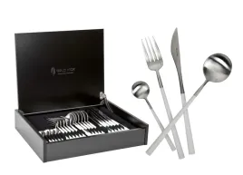sztucce-neo-white-6-24-belo-inox