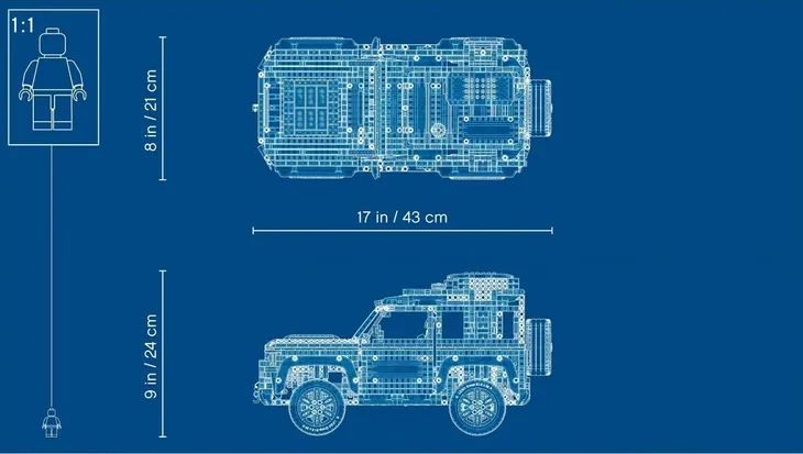 lego-technic-42110-land-rover-defender-material-plastik