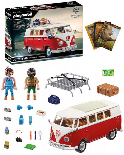 Boite complète Set Playmobil 71725 Volkswagen Combi Bulli T1 Camping B