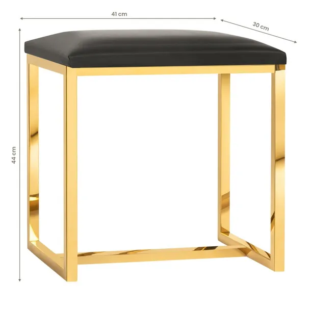 taboret-agnes-czarny-stan-nowy