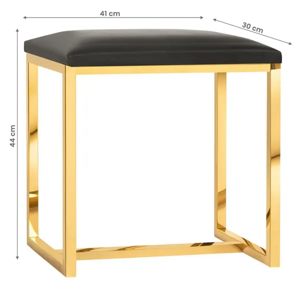 taboret-agnes-czarny-stan-nowy