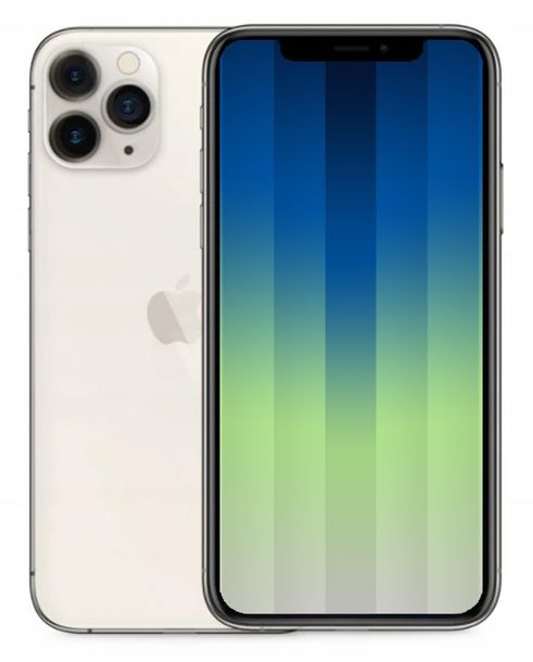 IPHONE 11 PRO MAX 256GB SREBRNY | BATERIA 100% | GRATIS