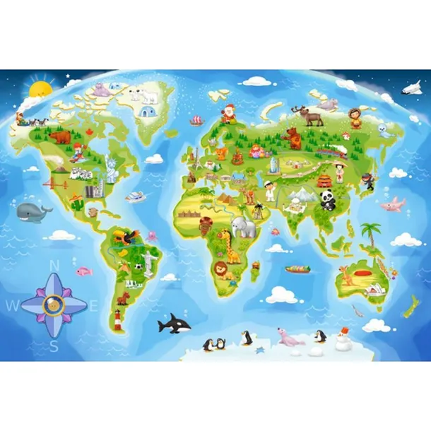 puzzle-40-el-maxi-world-map-stan-nowy