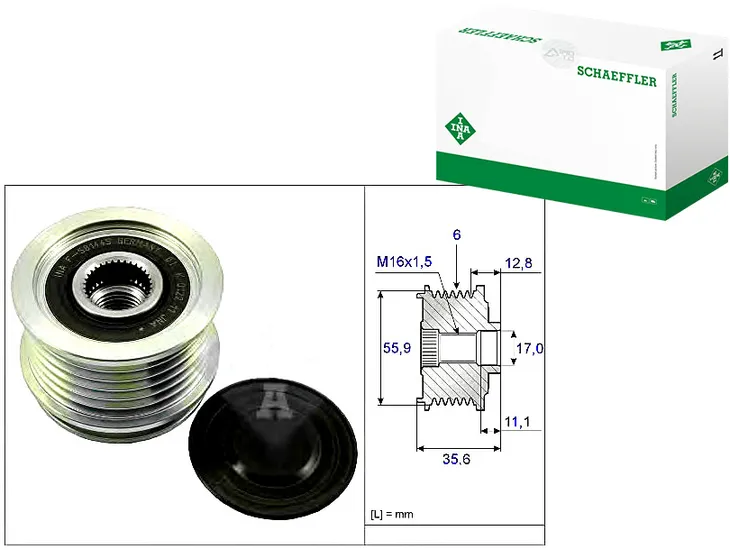 kolo-pasowe-alternatora-vw-ina