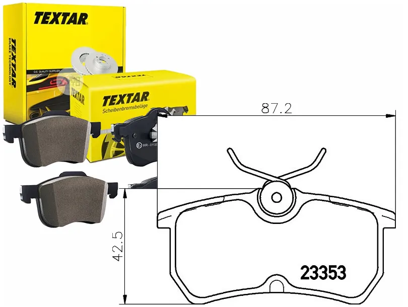 klocki-hamulcowe-ford-tyl-focus-98-textar