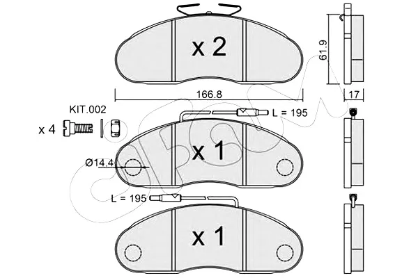 klocki-hamulcowe-renault-master-80-98-cifam-stan-nowy