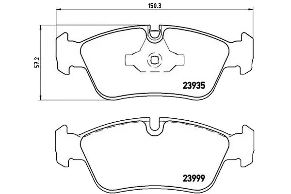 klocki-hamulcowe-bmw-3-e90-05-brembo-stan-nowy