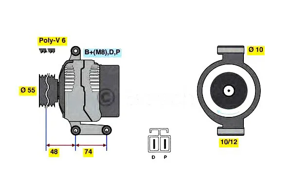 alternator-mazda-6-18-02-bosch-stan-nowy