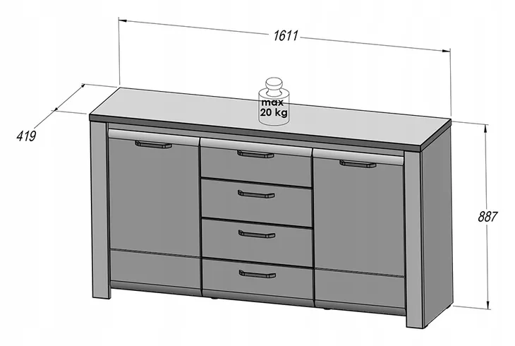 komoda-brugia-bugk231b-forte-wysokosc-mebla-88-7-cm