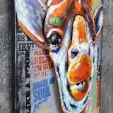 obraz-metalowy-3d-loft-zyrafa-format-pionowy