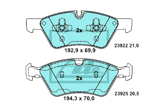 klocki-hamulcowe-ceramiczne-mercedes-e-t-model-s2-stan-nowy