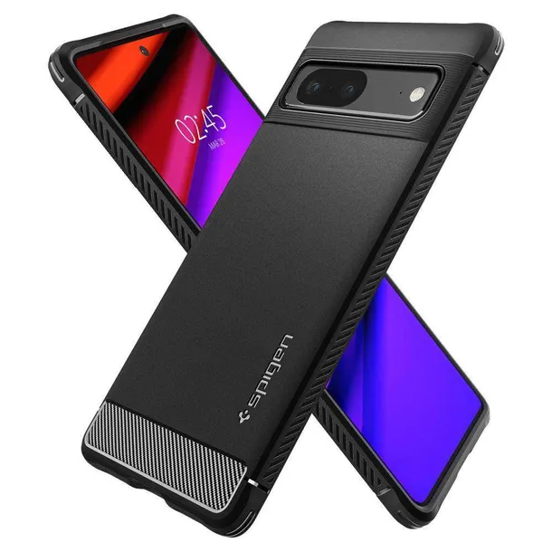 etui-google-pixel-7-spigen-rugged-armor-matte-czarne-stan-nowy