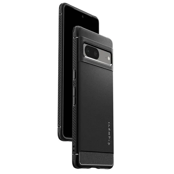etui-google-pixel-7-spigen-rugged-armor-matte-czarne-waga-z-opakowaniem-0-3-kg-stan-nowy
