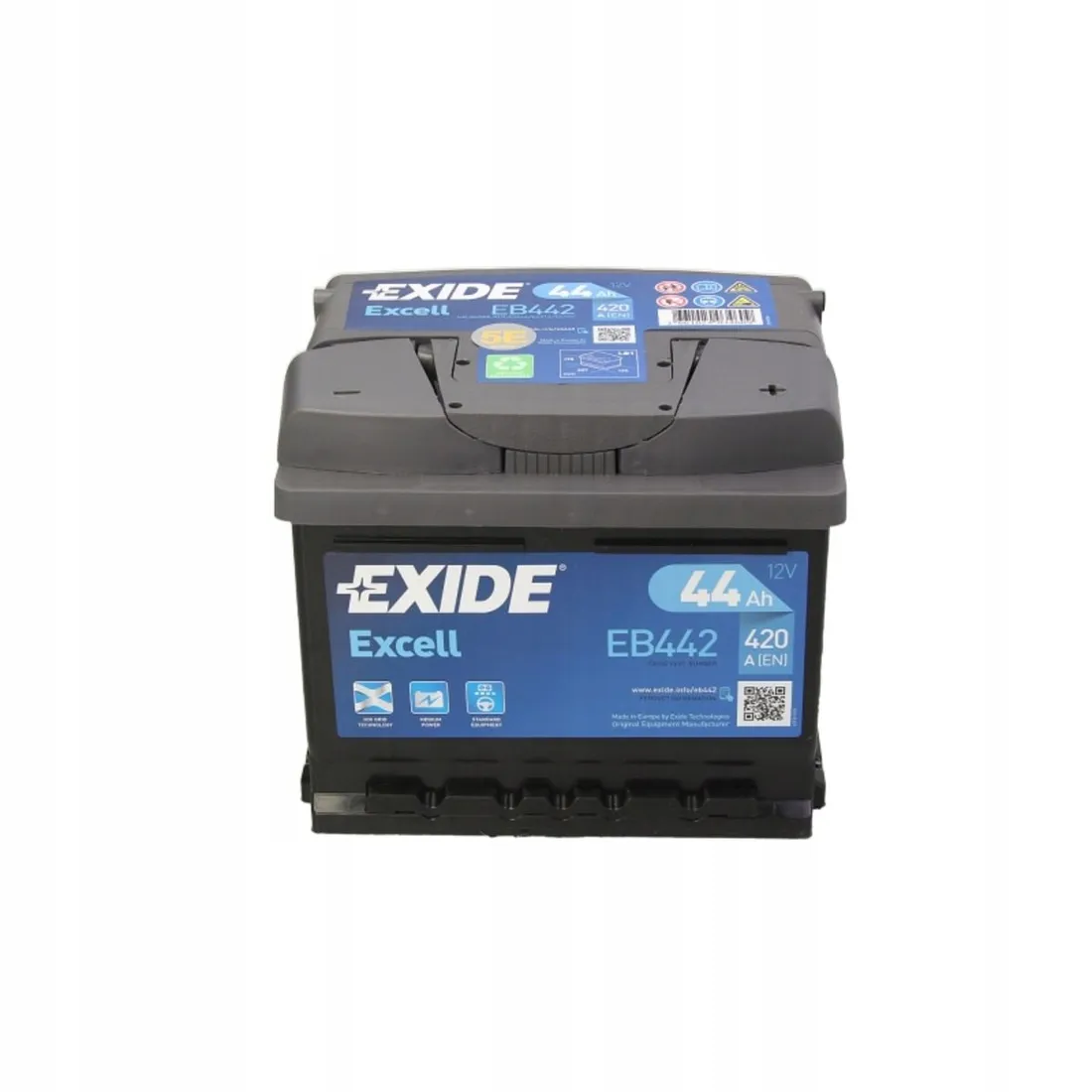 akumulator-exide-excell-44ah-420a-p-stan-nowy