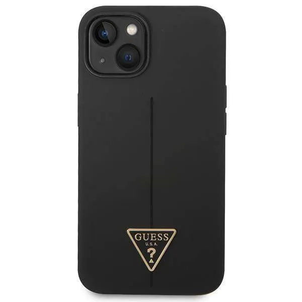 etui-iphone-14-guess-hardcase-silicone-triangle-czarne-waga-z-opakowaniem-0-3-kg