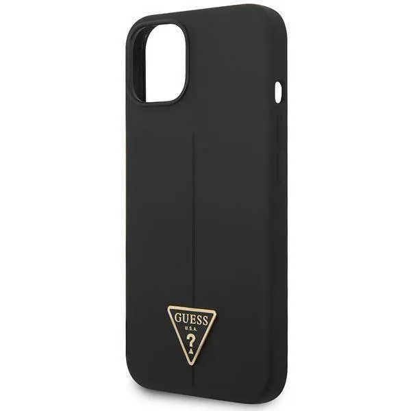 etui-iphone-14-guess-hardcase-silicone-triangle-czarne-stan-nowy