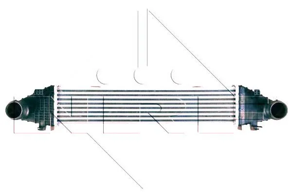 intercooler-mercedes-c-e-classa-20-25cdi-09-nrf-stan-nowy