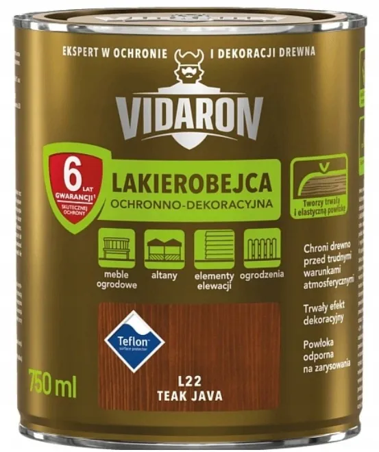 vidaron-lakierobejca-do-drewna-l22-teak-java-0-75l