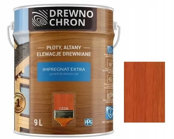 drewnochron-impregnat-extra-cedr-9l-stan-nowy