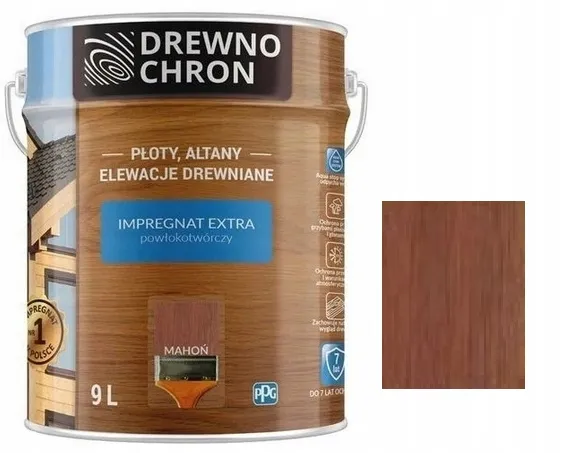 drewnochron-impregnat-extra-mahon-9l-stan-nowy