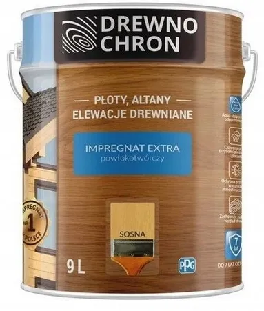 drewnochron-impregnat-extra-sosna-9l-stan-nowy
