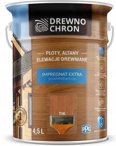 drewnochron-impregnat-extra-tik-45l-stan-nowy